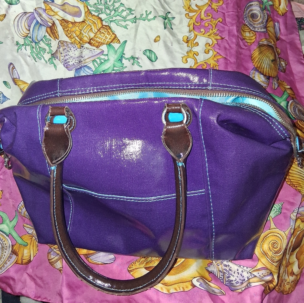 GORGEOUS "URBAN JUNKET" PURPLE BAG